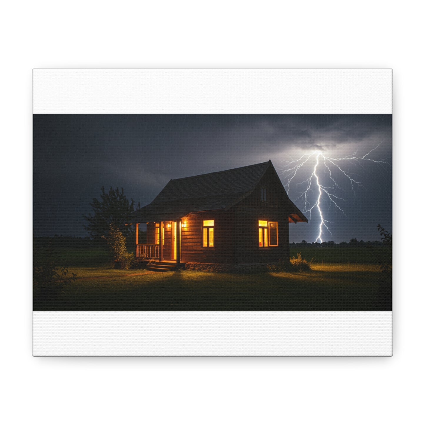Stormy Night Canvas Wall Art