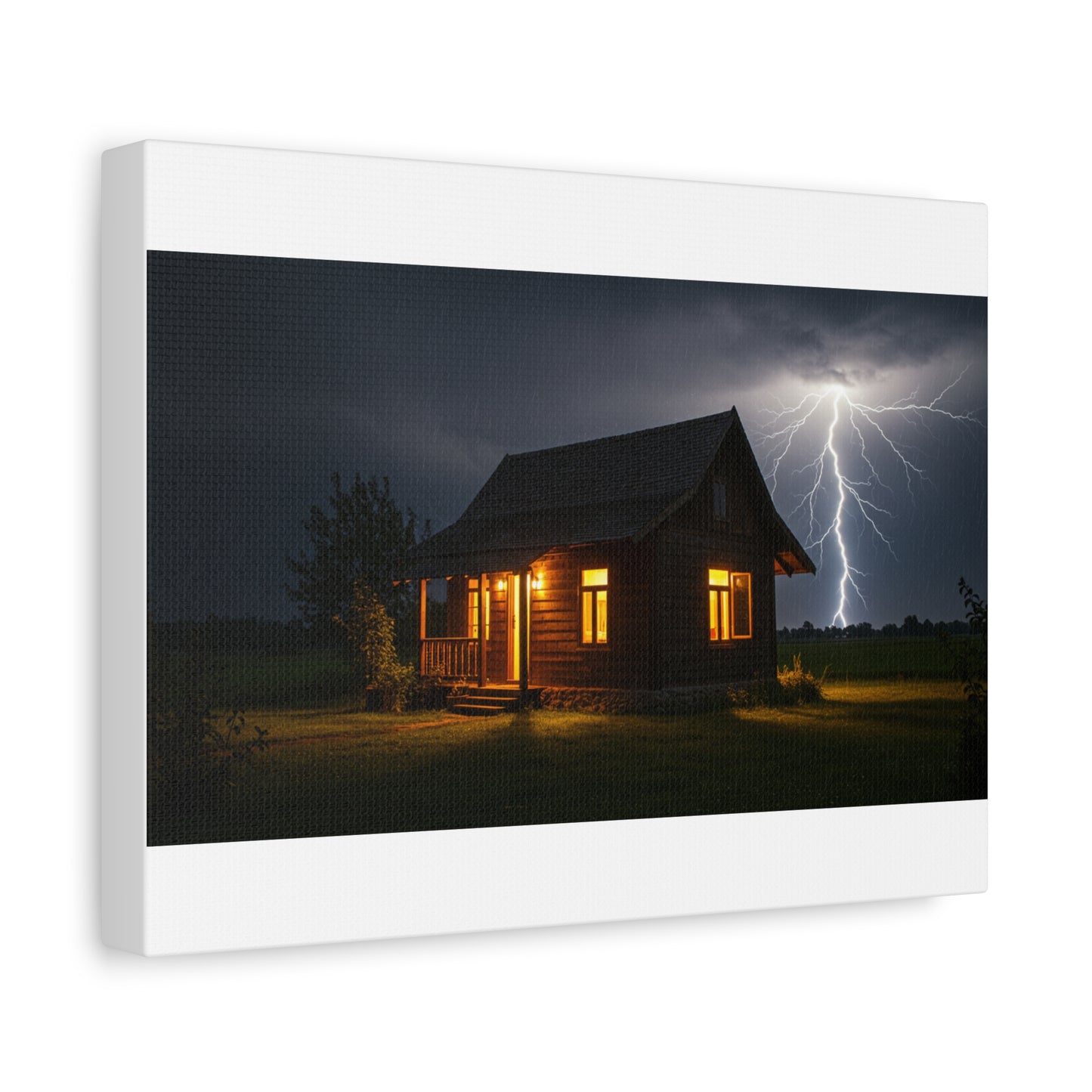Stormy Night Canvas Wall Art