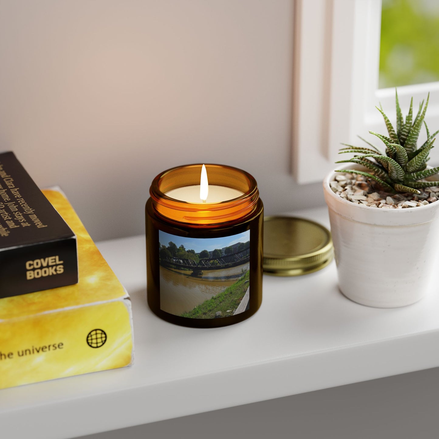 Coconut Apricot Scented Candles - Bridge to Relaxation