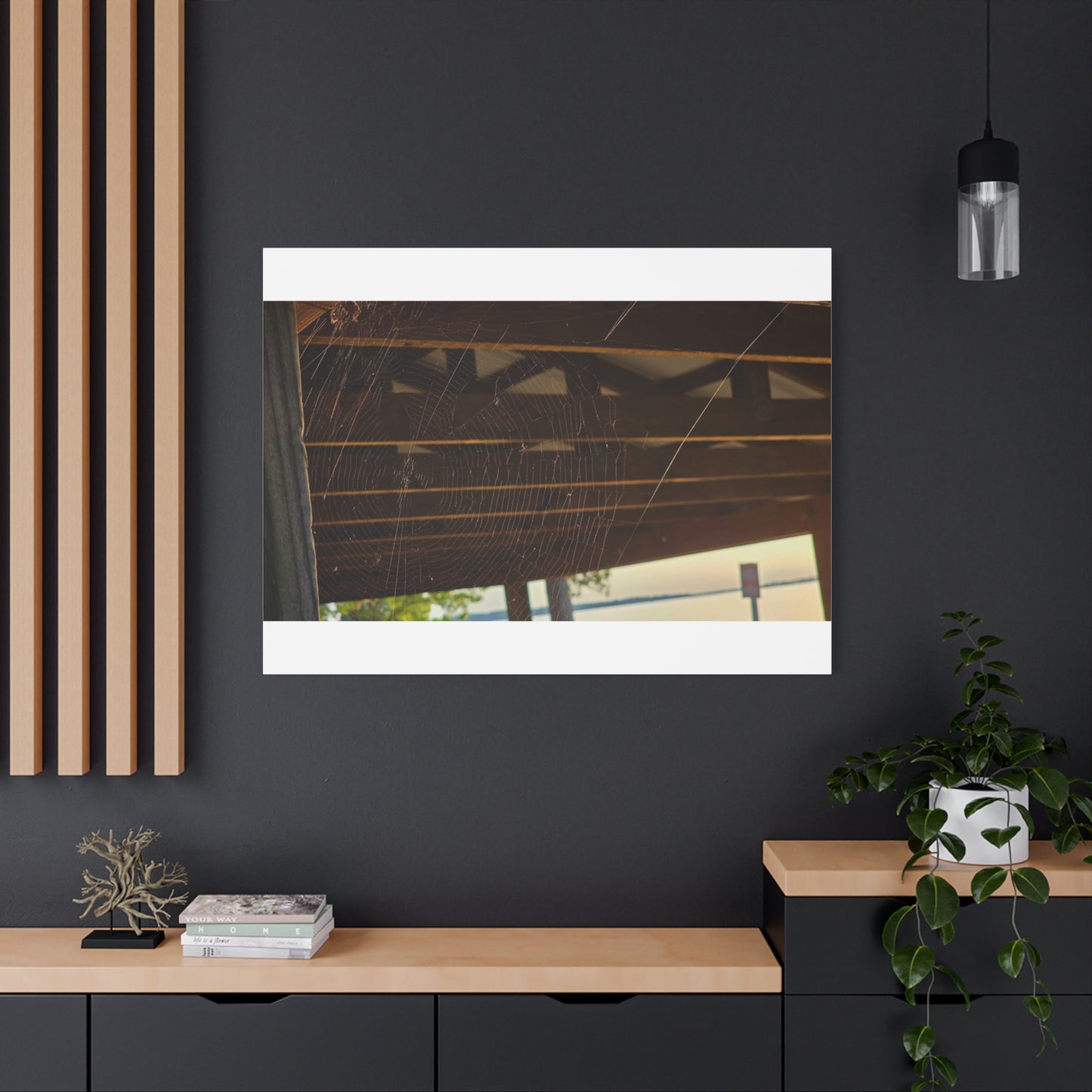 Nature's Golden Lacework