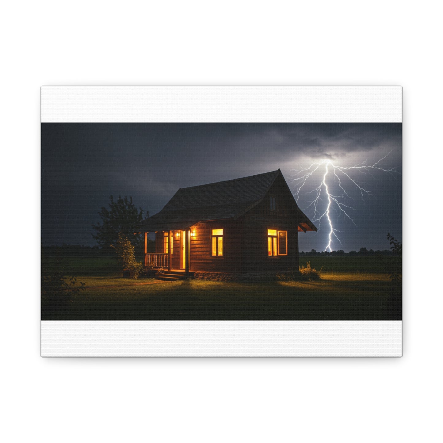 Stormy Night Canvas Wall Art
