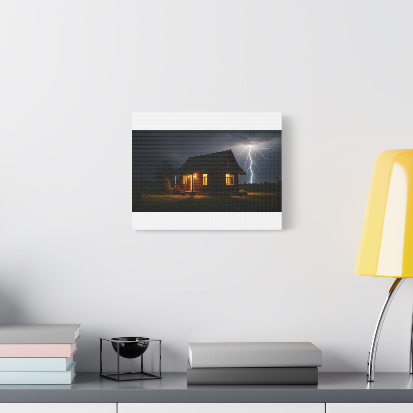 Stormy Night Canvas Wall Art