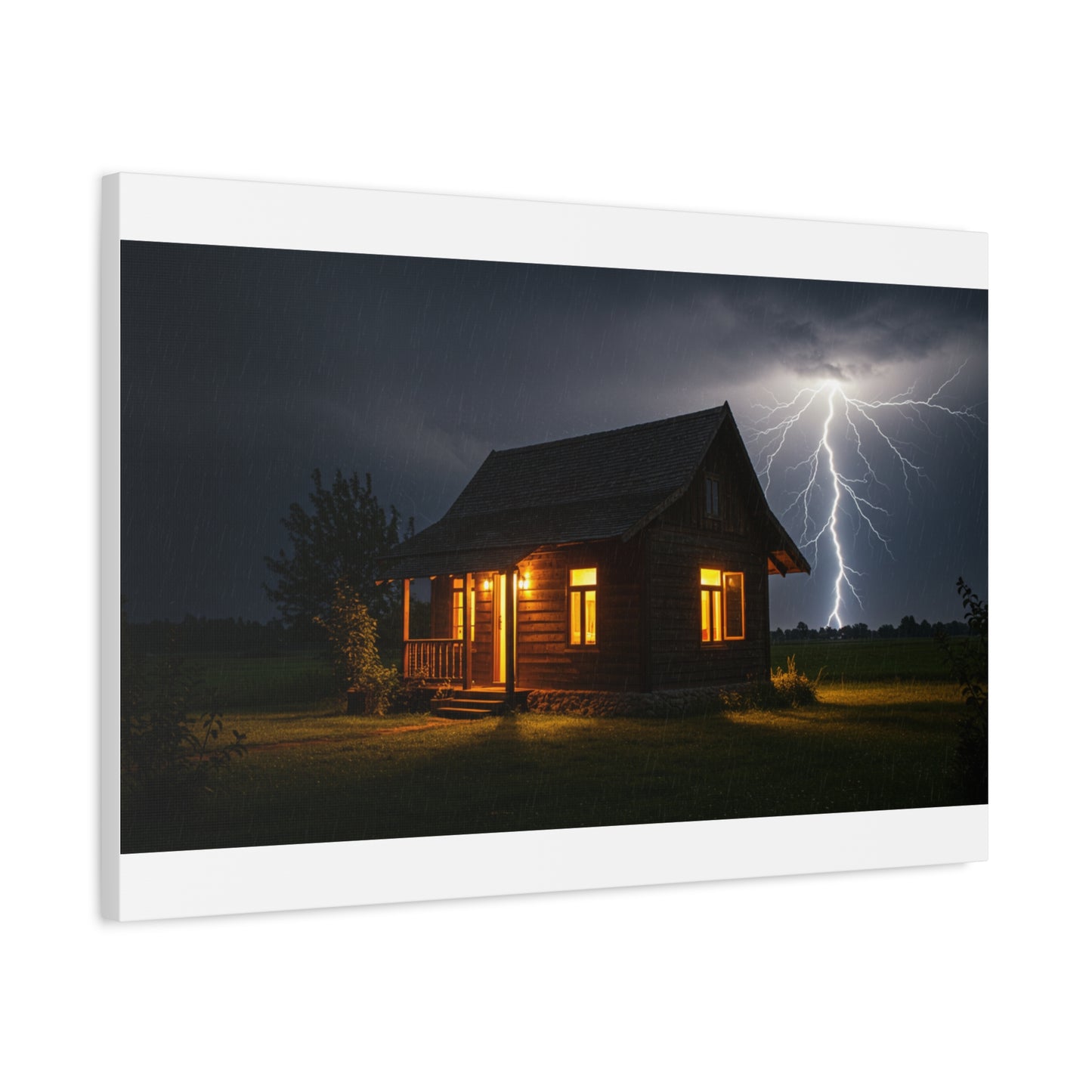 Stormy Night Canvas Wall Art