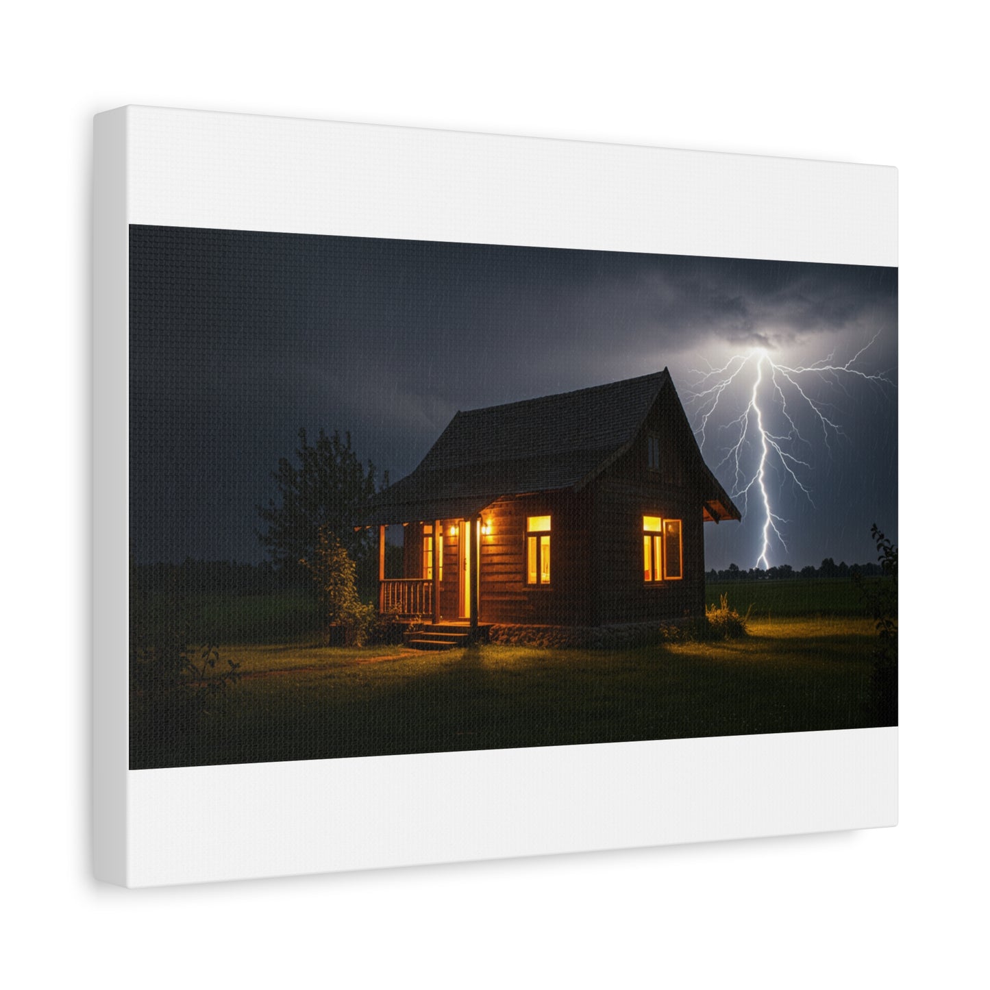 Stormy Night Canvas Wall Art