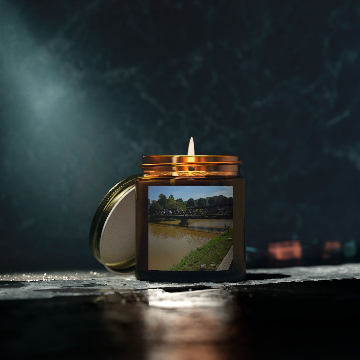 Coconut Apricot Scented Candles - Bridge to Relaxation
