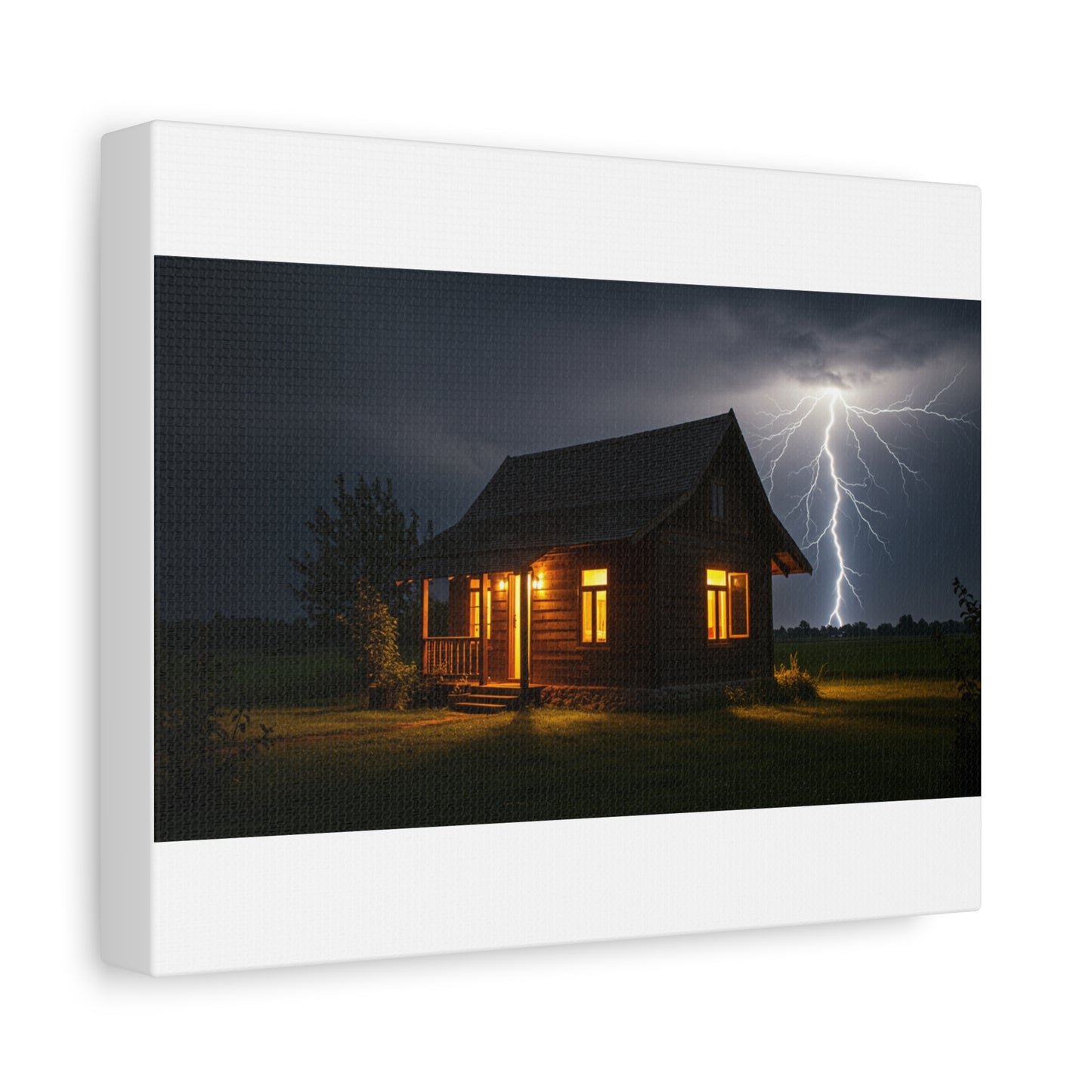 Stormy Night Canvas Wall Art